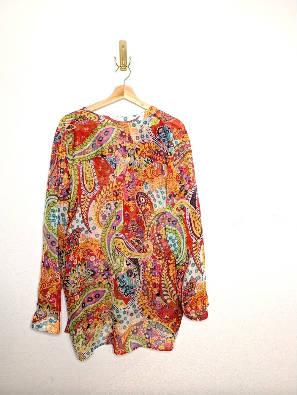 Soft Surroundings Sheer Blouse - Picture 5 of 6